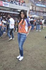 Genelia Deshmukh at CCL match in D Y Patil, Mumbai on 25th Jan 2014